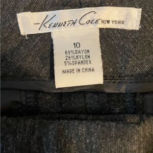 Kenneth Cole Dress Pants Slacks Stretch Women Size 10 Workingcore Mid Rise